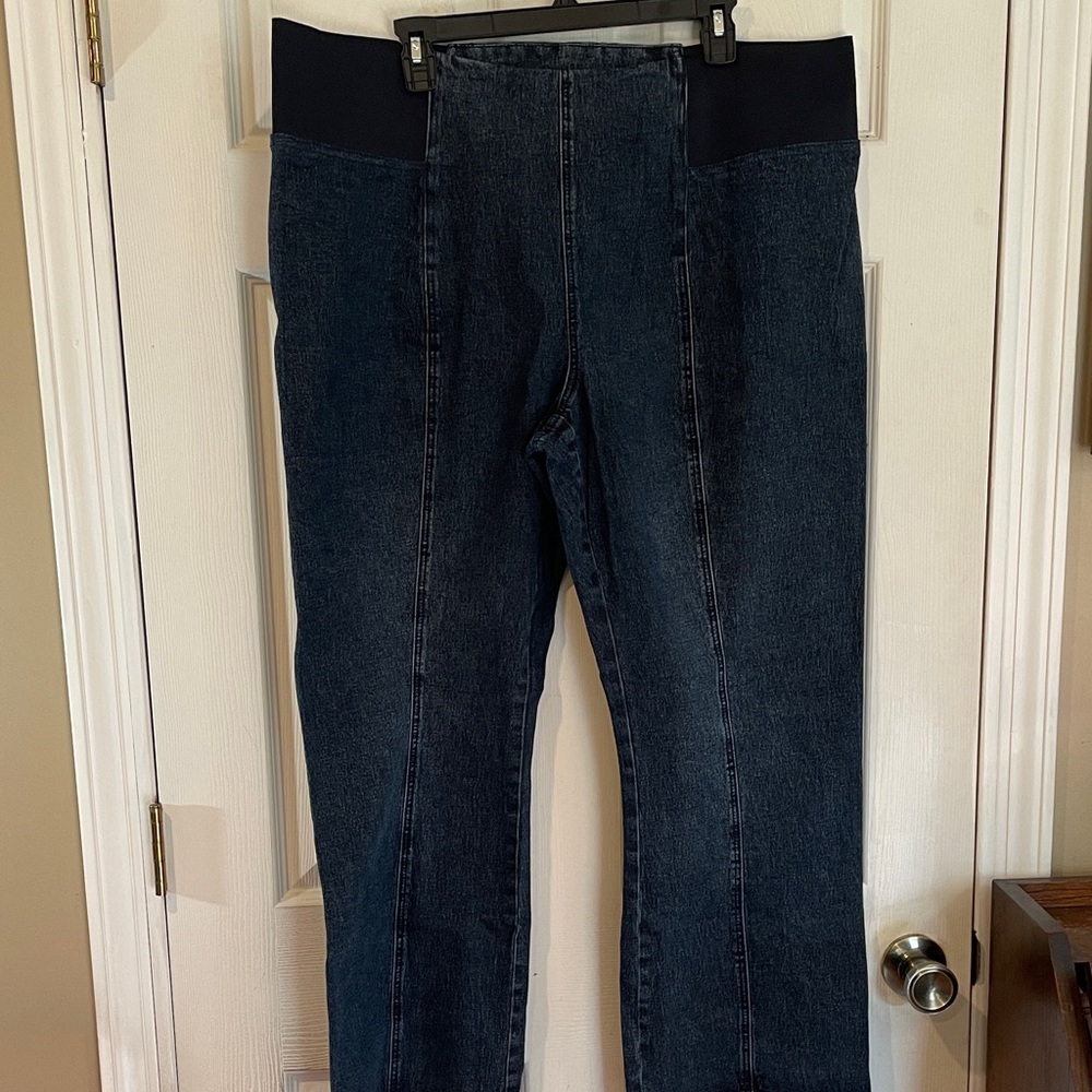 Diane Gilman Size P2X Dark Blue Jeggings(NWT)